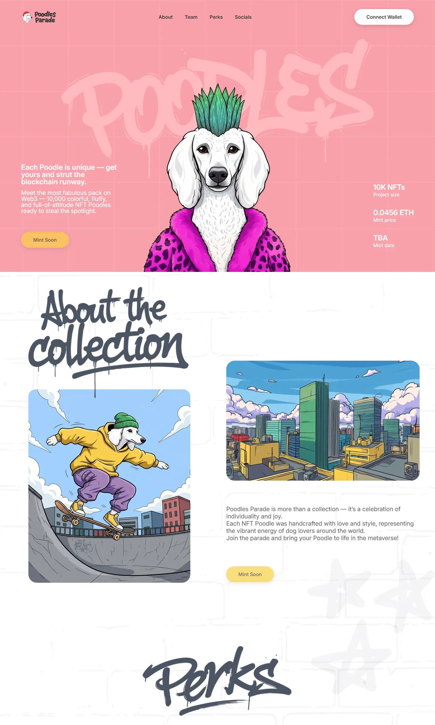 Poodle Parade — NFT screenshot