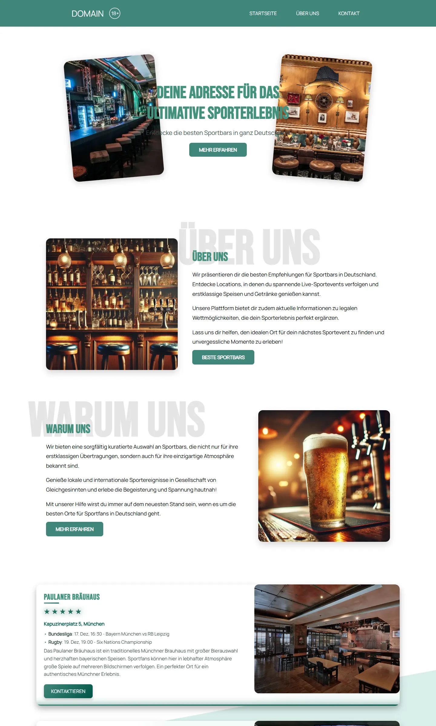 Sports Bars Guide · DE — Sports bars screenshot