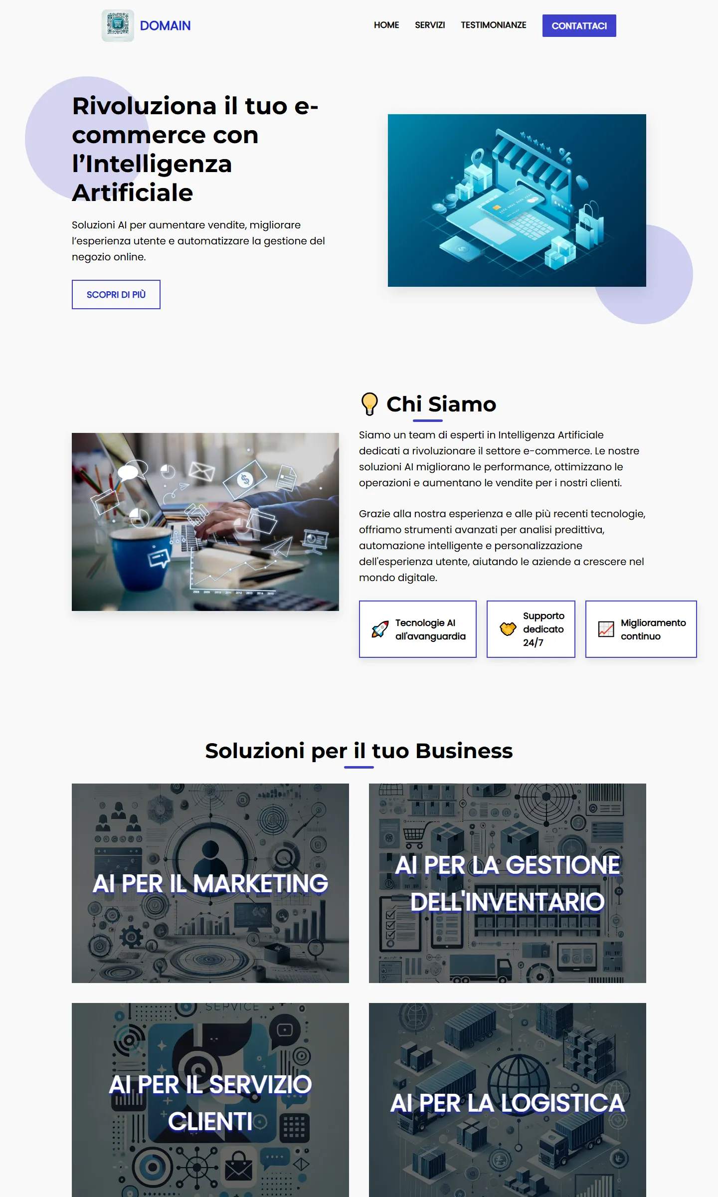 AI for E-commerce · IT — AI for online stores screenshot