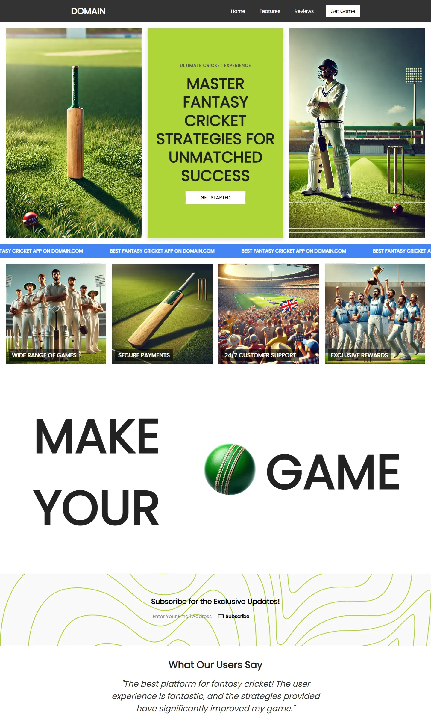 Fantasy Cricket Strategies · EN — Fantasy cricket screenshot