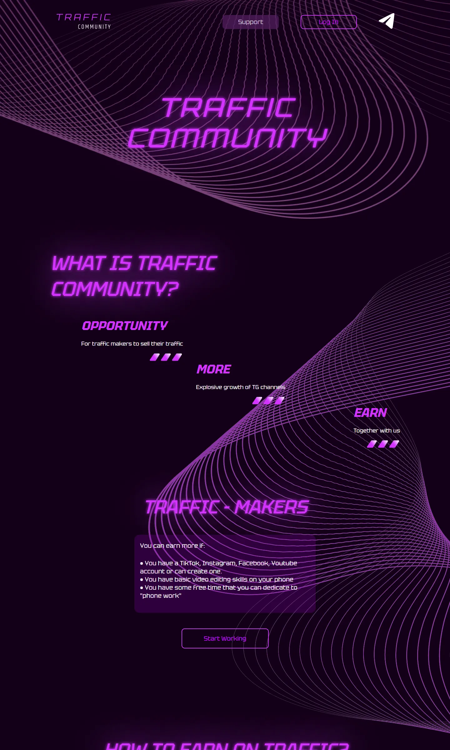 TeleAds Platform — Telegram ads for arbitrage screenshot